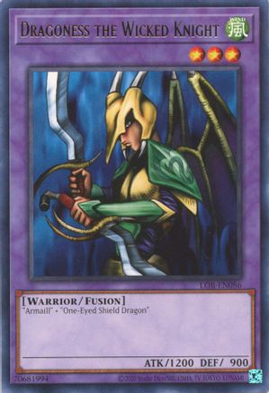 Dragoness the Wicked Knight (LOB-EN086) - Legend of Blue Eyes White Dragon (25th Anniversary Edition) Unlimited Legend of Blue Eyes White Dragon (25th Anniversary Edition) Yugioh Single Squirtle Squad Card Shop.