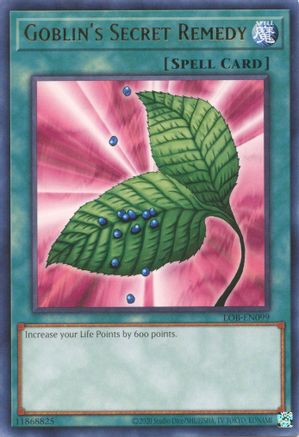 Goblin's Secret Remedy (LOB-EN099) - Legend of Blue Eyes White Dragon (25th Anniversary Edition) Unlimited Legend of Blue Eyes White Dragon (25th Anniversary Edition) Yugioh Single Squirtle Squad Card Shop.