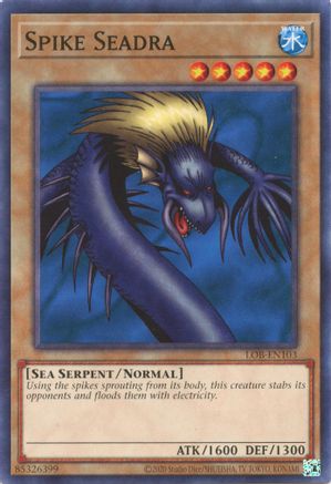 Spike Seadra (LOB-EN103) - Legend of Blue Eyes White Dragon (25th Anniversary Edition) Unlimited Legend of Blue Eyes White Dragon (25th Anniversary Edition) Yugioh Single Squirtle Squad Card Shop.