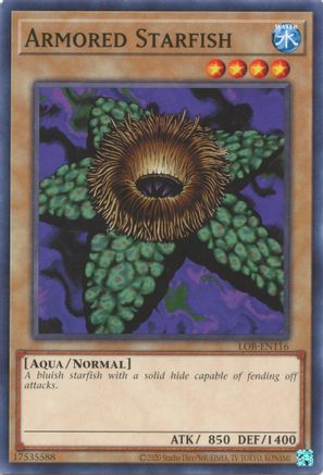 Armored Starfish (LOB-EN116) - Legend of Blue Eyes White Dragon (25th Anniversary Edition) Unlimited Legend of Blue Eyes White Dragon (25th Anniversary Edition) Yugioh Single Squirtle Squad Card Shop.