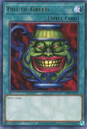 Pot of Greed (LOB-EN119) - Legend of Blue Eyes White Dragon (25th Anniversary Edition) Unlimited Legend of Blue Eyes White Dragon (25th Anniversary Edition) Yugioh Single Squirtle Squad Card Shop.