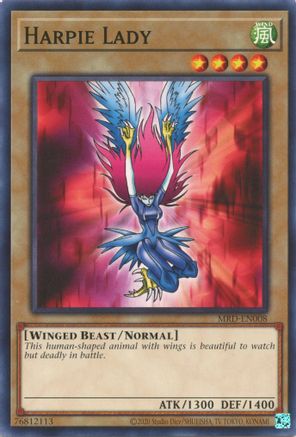 Harpie Lady (MRD-EN008) - Metal Raiders (25th Anniversary Edition) Unlimited Metal Raiders (25th Anniversary Edition) Yugioh Single Squirtle Squad Card Shop.