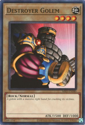 Destroyer Golem (MRD-EN040) - Metal Raiders (25th Anniversary Edition) Unlimited Metal Raiders (25th Anniversary Edition) Yugioh Single Squirtle Squad Card Shop.