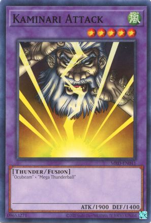 Kaminari Attack (MRD-EN041) - Metal Raiders (25th Anniversary Edition) Unlimited Metal Raiders (25th Anniversary Edition) Yugioh Single Squirtle Squad Card Shop.