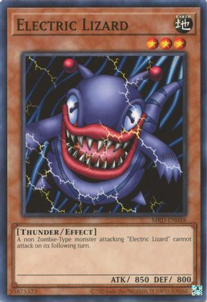 Electric Lizard (MRD-EN048) - Metal Raiders (25th Anniversary Edition) Unlimited Metal Raiders (25th Anniversary Edition) Yugioh Single Squirtle Squad Card Shop.