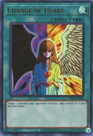 Change of Heart (MRD-EN060) - Metal Raiders (25th Anniversary Edition) Unlimited Metal Raiders (25th Anniversary Edition) Yugioh Single Squirtle Squad Card Shop.