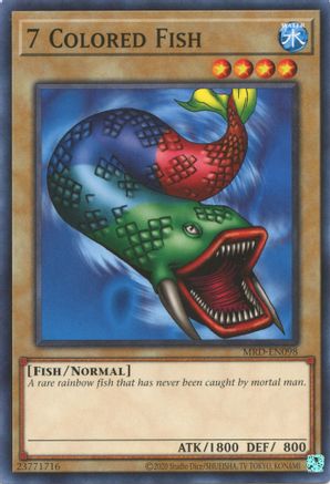 7 Colored Fish (MRD-EN098) - Metal Raiders (25th Anniversary Edition) Unlimited Metal Raiders (25th Anniversary Edition) Yugioh Single Squirtle Squad Card Shop.