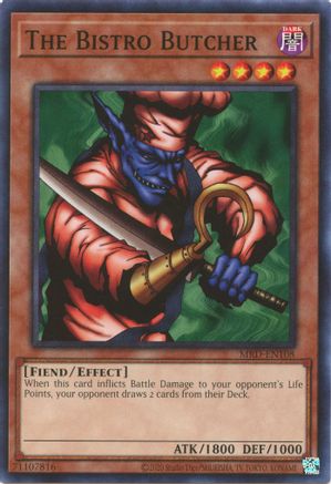 The Bistro Butcher (MRD-EN108) - Metal Raiders (25th Anniversary Edition) Unlimited Metal Raiders (25th Anniversary Edition) Yugioh Single Squirtle Squad Card Shop.