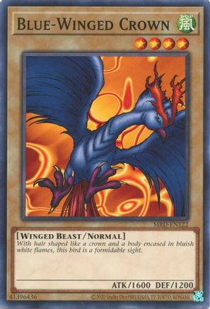 Blue-Winged Crown (MRD-EN122) - Metal Raiders (25th Anniversary Edition) Unlimited Metal Raiders (25th Anniversary Edition) Yugioh Single Squirtle Squad Card Shop.