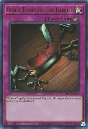 Seven Tools of the Bandit (MRD-EN129) - Metal Raiders (25th Anniversary Edition) Unlimited Metal Raiders (25th Anniversary Edition) Yugioh Single Squirtle Squad Card Shop.