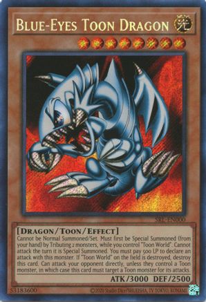 Blue-Eyes Toon Dragon (SRL-EN000) - Spell Ruler (25th Anniversary Edition) Unlimited Spell Ruler (25th Anniversary Edition) Yugioh Single Squirtle Squad Card Shop.