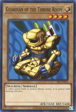 Guardian of the Throne Room (SRL-EN013) - Spell Ruler (25th Anniversary Edition) Unlimited Spell Ruler (25th Anniversary Edition) Yugioh Single Squirtle Squad Card Shop.
