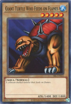 Giant Turtle Who Feeds on Flames (SRL-EN022) - Spell Ruler (25th Anniversary Edition) Unlimited Spell Ruler (25th Anniversary Edition) Yugioh Single Squirtle Squad Card Shop.