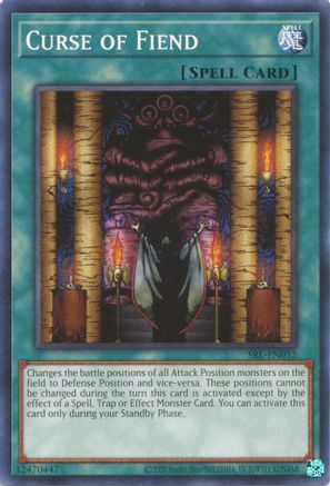Curse of Fiend (SRL-EN032) - Spell Ruler (25th Anniversary Edition) Unlimited Spell Ruler (25th Anniversary Edition) Yugioh Single Squirtle Squad Card Shop.