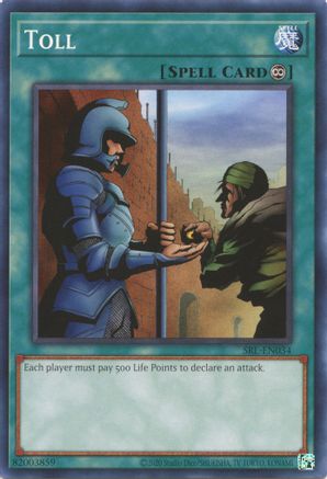 Toll (SRL-EN034) - Spell Ruler (25th Anniversary Edition) Unlimited Spell Ruler (25th Anniversary Edition) Yugioh Single Squirtle Squad Card Shop.