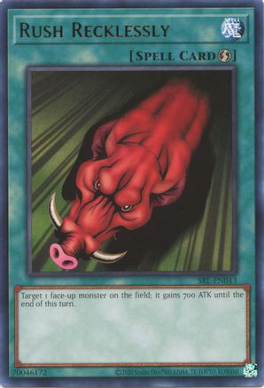Rush Recklessly (SRL-EN043) - Spell Ruler (25th Anniversary Edition) Unlimited Spell Ruler (25th Anniversary Edition) Yugioh Single Squirtle Squad Card Shop.
