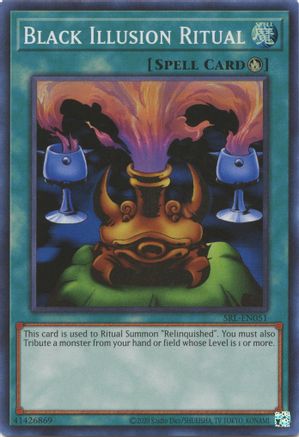 Black Illusion Ritual (SRL-EN051) - Spell Ruler (25th Anniversary Edition) Unlimited Spell Ruler (25th Anniversary Edition) Yugioh Single Squirtle Squad Card Shop.