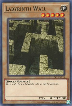Labyrinth Wall (SRL-EN055) - Spell Ruler (25th Anniversary Edition) Unlimited Spell Ruler (25th Anniversary Edition) Yugioh Single Squirtle Squad Card Shop.