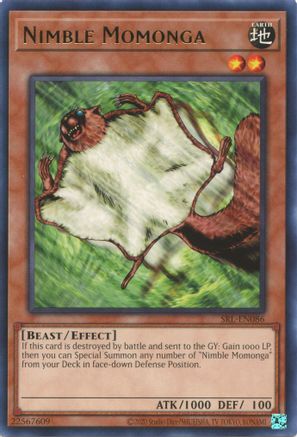 Nimble Momonga (SRL-EN086) - Spell Ruler (25th Anniversary Edition) Unlimited Spell Ruler (25th Anniversary Edition) Yugioh Single Squirtle Squad Card Shop.
