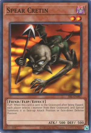 Spear Cretin (SRL-EN087) - Spell Ruler (25th Anniversary Edition) Unlimited Spell Ruler (25th Anniversary Edition) Yugioh Single Squirtle Squad Card Shop.