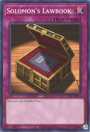 Solomon's Lawbook (PSV-EN013) - Pharaoh's Servant (25th Anniversary Edition) Unlimited Pharaoh's Servant (25th Anniversary Edition) Yugioh Single Squirtle Squad Card Shop.
