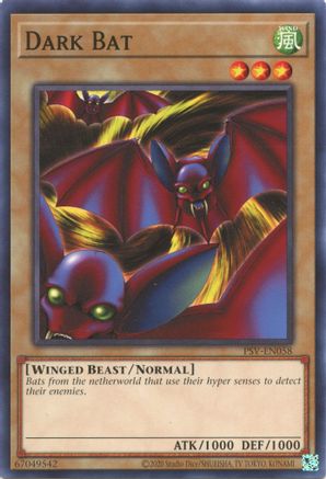Dark Bat (PSV-EN058) - Pharaoh's Servant (25th Anniversary Edition) Unlimited Pharaoh's Servant (25th Anniversary Edition) Yugioh Single Squirtle Squad Card Shop.