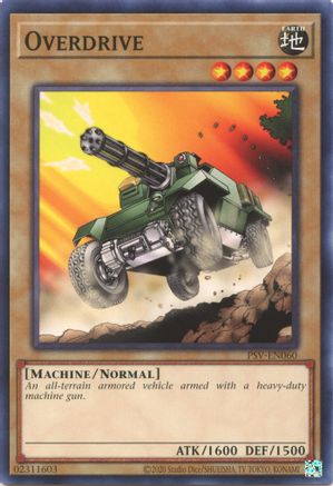 Overdrive (PSV-EN060) - Pharaoh's Servant (25th Anniversary Edition) Unlimited Pharaoh's Servant (25th Anniversary Edition) Yugioh Single Squirtle Squad Card Shop.