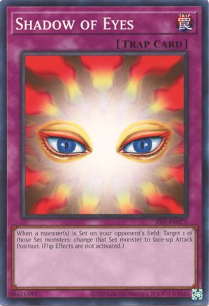 Shadow of Eyes (PSV-EN075) - Pharaoh's Servant (25th Anniversary Edition) Unlimited Pharaoh's Servant (25th Anniversary Edition) Yugioh Single Squirtle Squad Card Shop.