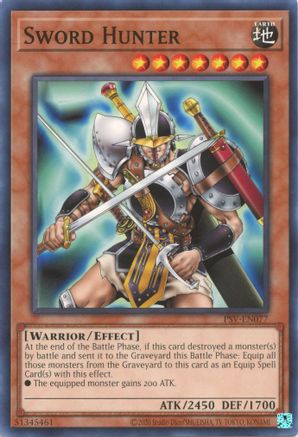 Sword Hunter (PSV-EN077) - Pharaoh's Servant (25th Anniversary Edition) Unlimited Pharaoh's Servant (25th Anniversary Edition) Yugioh Single Squirtle Squad Card Shop.
