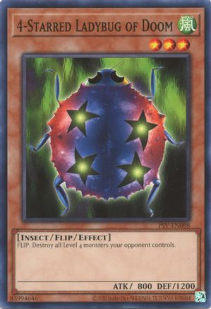 4-Starred Ladybug of Doom (PSV-EN088) - Pharaoh's Servant (25th Anniversary Edition) Unlimited Pharaoh's Servant (25th Anniversary Edition) Yugioh Single Squirtle Squad Card Shop.