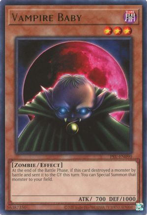 Vampire Baby (PSV-EN090) - Pharaoh's Servant (25th Anniversary Edition) Unlimited Pharaoh's Servant (25th Anniversary Edition) Yugioh Single Squirtle Squad Card Shop.