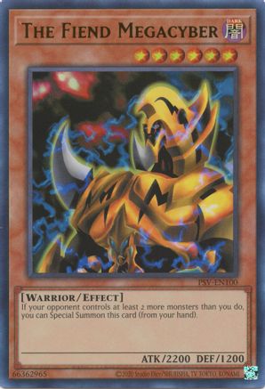 The Fiend Megacyber (PSV-EN100) - Pharaoh's Servant (25th Anniversary Edition) Unlimited Pharaoh's Servant (25th Anniversary Edition) Yugioh Single Squirtle Squad Card Shop.