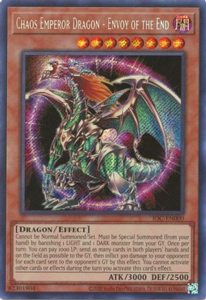 Chaos Emperor Dragon - Envoy of the End (IOC-EN000) - Invasion of Chaos (25th Anniversary Edition) Unlimited Invasion of Chaos (25th Anniversary Edition) Yugioh Single Squirtle Squad Card Shop.