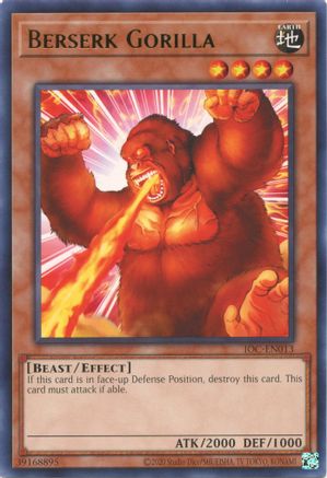 Berserk Gorilla (IOC-EN013) - Invasion of Chaos (25th Anniversary Edition) Unlimited Invasion of Chaos (25th Anniversary Edition) Yugioh Single Squirtle Squad Card Shop.