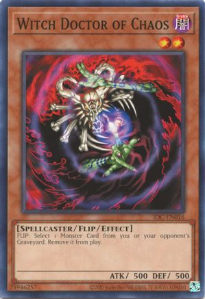 Witch Doctor of Chaos (IOC-EN016) - Invasion of Chaos (25th Anniversary Edition) Unlimited Invasion of Chaos (25th Anniversary Edition) Yugioh Single Squirtle Squad Card Shop.