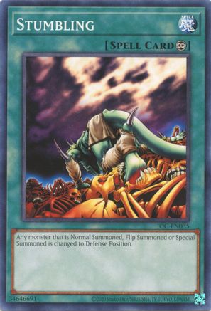 Stumbling (IOC-EN035) - Invasion of Chaos (25th Anniversary Edition) Unlimited Invasion of Chaos (25th Anniversary Edition) Yugioh Single Squirtle Squad Card Shop.