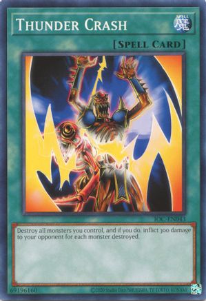Thunder Crash (IOC-EN043) - Invasion of Chaos (25th Anniversary Edition) Unlimited Invasion of Chaos (25th Anniversary Edition) Yugioh Single Squirtle Squad Card Shop.