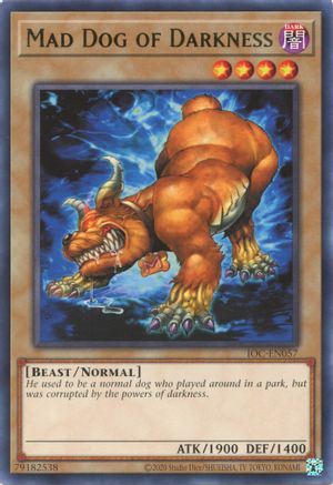 Mad Dog of Darkness (IOC-EN057) - Invasion of Chaos (25th Anniversary Edition) Unlimited Invasion of Chaos (25th Anniversary Edition) Yugioh Single Squirtle Squad Card Shop.