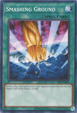 Smashing Ground (IOC-EN093) - Invasion of Chaos (25th Anniversary Edition) Unlimited Invasion of Chaos (25th Anniversary Edition) Yugioh Single Squirtle Squad Card Shop.