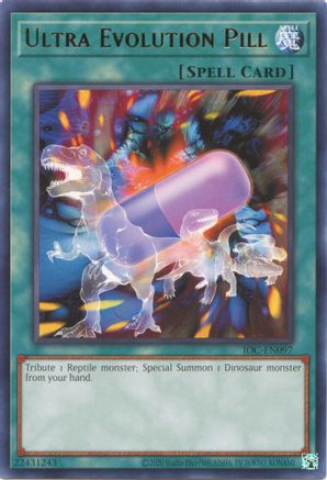 Ultra Evolution Pill (IOC-EN097) - Invasion of Chaos (25th Anniversary Edition) Unlimited Invasion of Chaos (25th Anniversary Edition) Yugioh Single Squirtle Squad Card Shop.