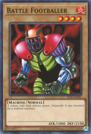 Battle Footballer (DCR-EN001) - Dark Crisis (25th Anniversary Edition) Unlimited Dark Crisis (25th Anniversary Edition) Yugioh Single Squirtle Squad Card Shop.