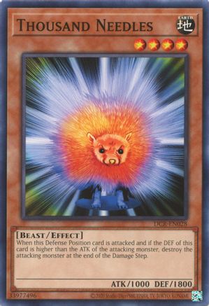 Thousand Needles (DCR-EN028) - Dark Crisis (25th Anniversary Edition) Unlimited Dark Crisis (25th Anniversary Edition) Yugioh Single Squirtle Squad Card Shop.