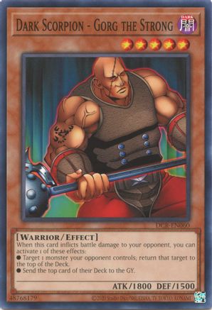 Dark Scorpion - Gorg the Strong (DCR-EN060) - Dark Crisis (25th Anniversary Edition) Unlimited Dark Crisis (25th Anniversary Edition) Yugioh Single Squirtle Squad Card Shop.