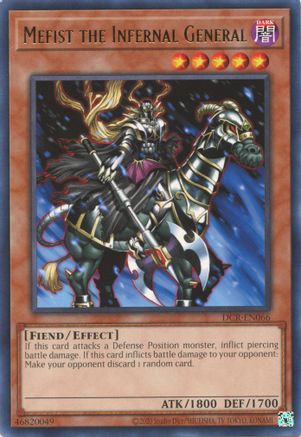 Mefist the Infernal General (DCR-EN066) - Dark Crisis (25th Anniversary Edition) Unlimited Dark Crisis (25th Anniversary Edition) Yugioh Single Squirtle Squad Card Shop.