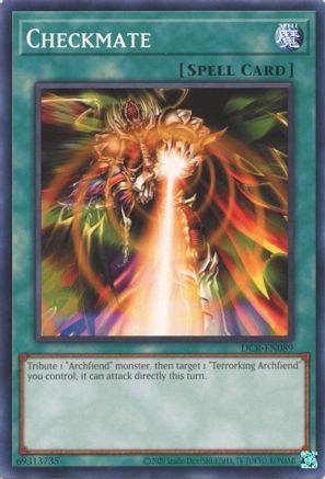Checkmate (DCR-EN089) - Dark Crisis (25th Anniversary Edition) Unlimited Dark Crisis (25th Anniversary Edition) Yugioh Single Squirtle Squad Card Shop.