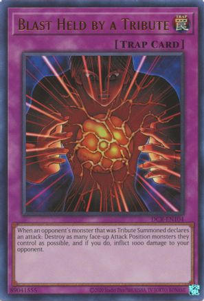 Blast Held by a Tribute (DCR-EN104) - Dark Crisis (25th Anniversary Edition) Unlimited Dark Crisis (25th Anniversary Edition) Yugioh Single Squirtle Squad Card Shop.