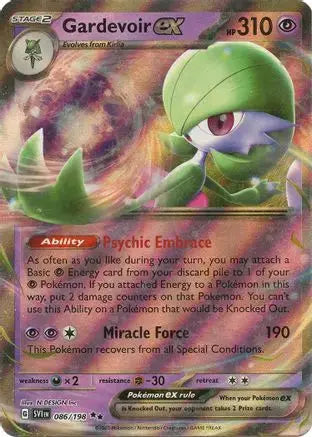 Scarlet & Violet - Base Set - Gardevoir ex 086/198 - clean card image