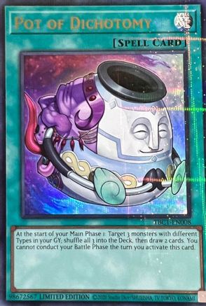 Pot of Dichotomy (TBC1-EN008) - The Pot Collection Limited The Pot Collection Yugioh Single Squirtle Squad Card Shop.