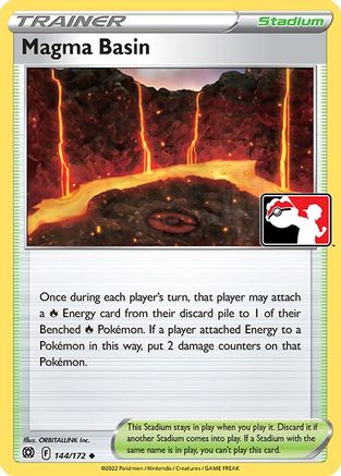 Magma Basin - Holofoil Prize Pack Series Cards - Uncommon Prize Pack Series Cards Pokemon Single Squirtle Squad Card Shop.