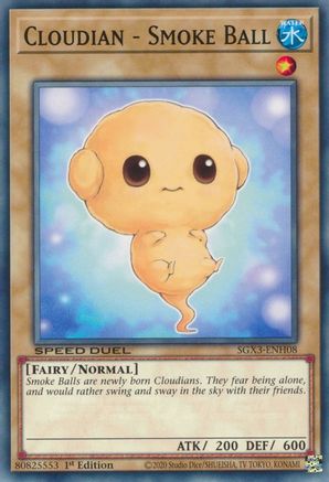 Cloudian - Smoke Ball (SGX3-ENH08) - Speed Duel GX: Duelists of Shadows 1st Edition Speed Duel GX: Duelists of Shadows Yugioh Single Squirtle Squad Card Shop.